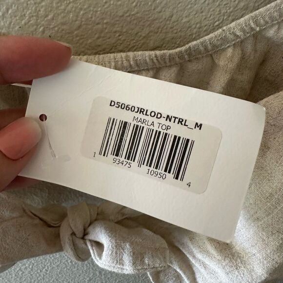 NWT Dippin Daisys Linen Blend Marla Crop Top and Saltwater Skirt 2 Piece Set M - Picture 7 of 15